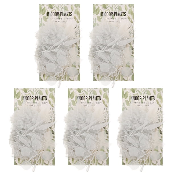 5 sets Flor Grass Style Sticker Etiqueta de etiqueta para la decoración del álbum de scrapbooking
