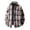 Pink, variant on Japanese Style Tie Dye Plaid Coat Winter Warm Thickened Padded Jacket Casual Loose Fit Fashion Outerwear