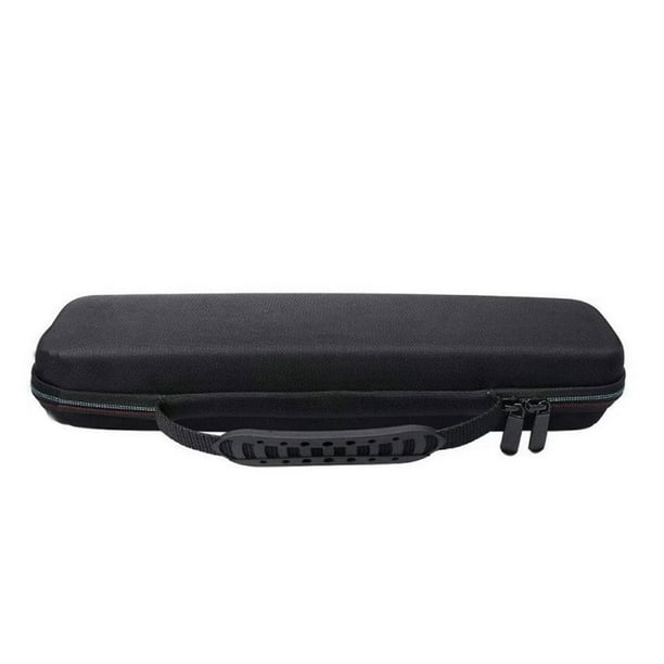 Injueey Caja de almacenamiento para plancha de pelo de viaje, herramienta de peluquería EVA portátil de gran capacidad, estuche de Almacenamiento y organización del hogar Negro