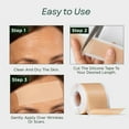 thumbnail image 3 of Lejuv Silicone Patches, Lejuv Silicone Face Tape, Lejuv Overnight Beauty Patches for Wrinkles & Scars, Silicone Scar Strips, Hydrating Scar Removal Sheets, Skin-Safe, Reusable, Custom Trim (2Pcs), 3 of 7