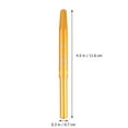 thumbnail image 2 of HLONK 12 PCS Portable Metal Shell Lip Brush Telescopic Nylon Fiber Lip Brush Retractable Makeup Brush (Mixed Color), 2 of 6