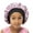 Pink, variant on Kids Satin Bonnet Double Layer Wide Elastic Band Sleep Cap Hair Bonnet Silky Night Cap for Toddler Child(2-8T)