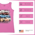 thumbnail image 6 of Shelby Cars Sketch Women's Tank Top Mustang Racing American Muscle Car GT500 Cobra Performance Powered by Ford, 6 of 7