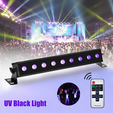 Black Lights For Parties 27w 9led Uv Blacklight Bar Fit For
