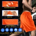thumbnail image 2 of Shorts de natación independiente Scotamalone para hombre naranja, 2 of 6