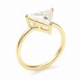 thumbnail image 4 of solitaire jewels 1CT Triangle Moissanite Solitaire Engagement Ring For Women, 14K Yellow Gold, 4 of 5