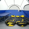 thumbnail image 4 of 12 Person Camping Tents, 3 Room Weather Resistant Family Cabin Tent, 6 Large Mesh Windows with Carry Bag, 4 of 6