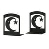 Village Wrought Iron Moon & Star Silhouette Book Ends