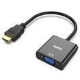 thumbnail image 2 of HDMI to VgA, Benfei gold-Plated HDMI to VgA Adapter (Male to Female) compatible for computer, Desktop, Laptop, Pc, Monitor, Projector, HDTV, chromebook, Raspberry Pi, Roku, Xbox and More - Black, 2 of 5