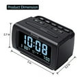 thumbnail image 3 of DreamSky Digital LCD Tabletop Modern Alarm Clock Radio, Sleep Timer, USB Charging, 3 of 7