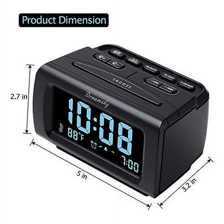 C10 Digital Desk Alarm Clock DAB DAB+ FM Bluetooth-compatible Broadcasting  Radio