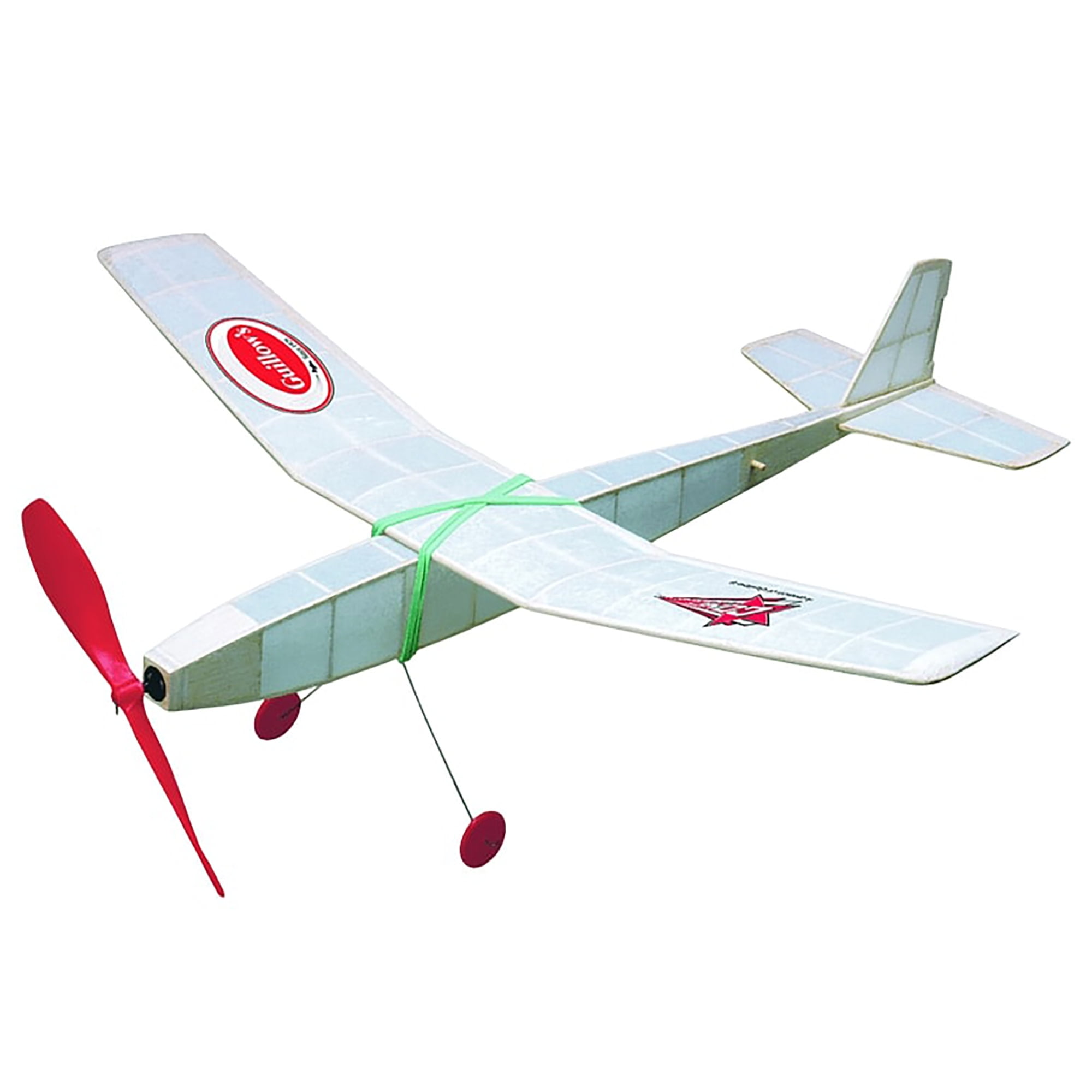 Guillow's: Build-N-Fly Model Kit - Flyboy 4000 - Level 4 Learning Series, All-In-1 DIY Airplane Construction Project, Laser Cut Balsa Wood, Craft Set