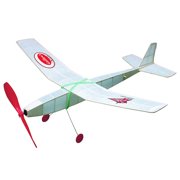 Guillow's: Build-N-Fly Model Kit - Flyboy 4000 - Level 4 Learning Series, All-In-1 DIY Airplane Construction Project, Laser Cut Balsa Wood, Craft Set