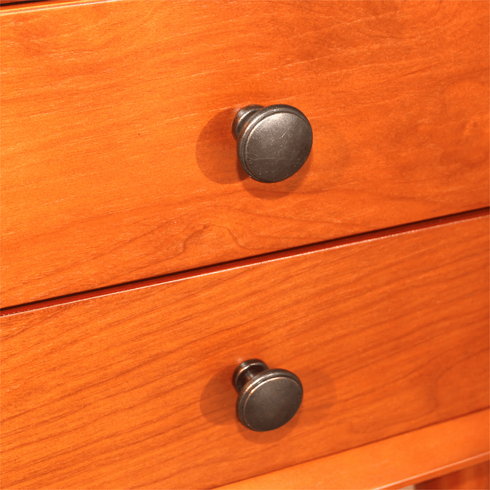 Nightstand with 2 Drawers, Small Side End Table with Storage, Modern Bedside Table for Bedroom, Living Room, Seadrift