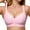 Pink, variant on Kelon Bra Clearance Woman Blending Bra Womens Soft Comfortable No Underwire Bras V Neck Bralettes Full Coverage Tshirt Brassiere