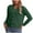 Green, variant on Lenpel Women's Cropped Cardigan Sweaters Long Sleeve V Neck Button down Cable Knit Cardigans Soft Casual Sweater Coats(White,X-Large)