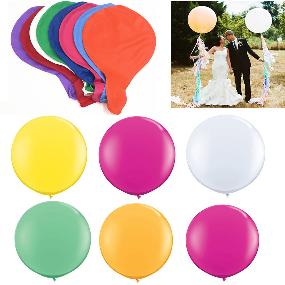 36 Inch 90cm Large Circular Wedding Party Giant Latex Balloon Event Party O 