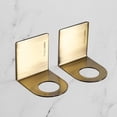 thumbnail image 3 of MaisoNovo Adhesive Bottle Holder for Soap Dispenser | Drill-Free Shower Bottle Holder | Shampoo Bottle Holder Set of 2 - Gold, 3 of 8