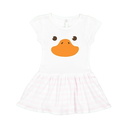 

Inktastic Cute Baby Duck Face Gift Toddler Girl Dress