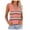 Pink, variant on BYHONG Women's Printed Sleeveless Tank Top - Loose Fit Summer Blouse, Casual V-Neck Vest Shirt, Breathable Comfortable Tops for Women White M