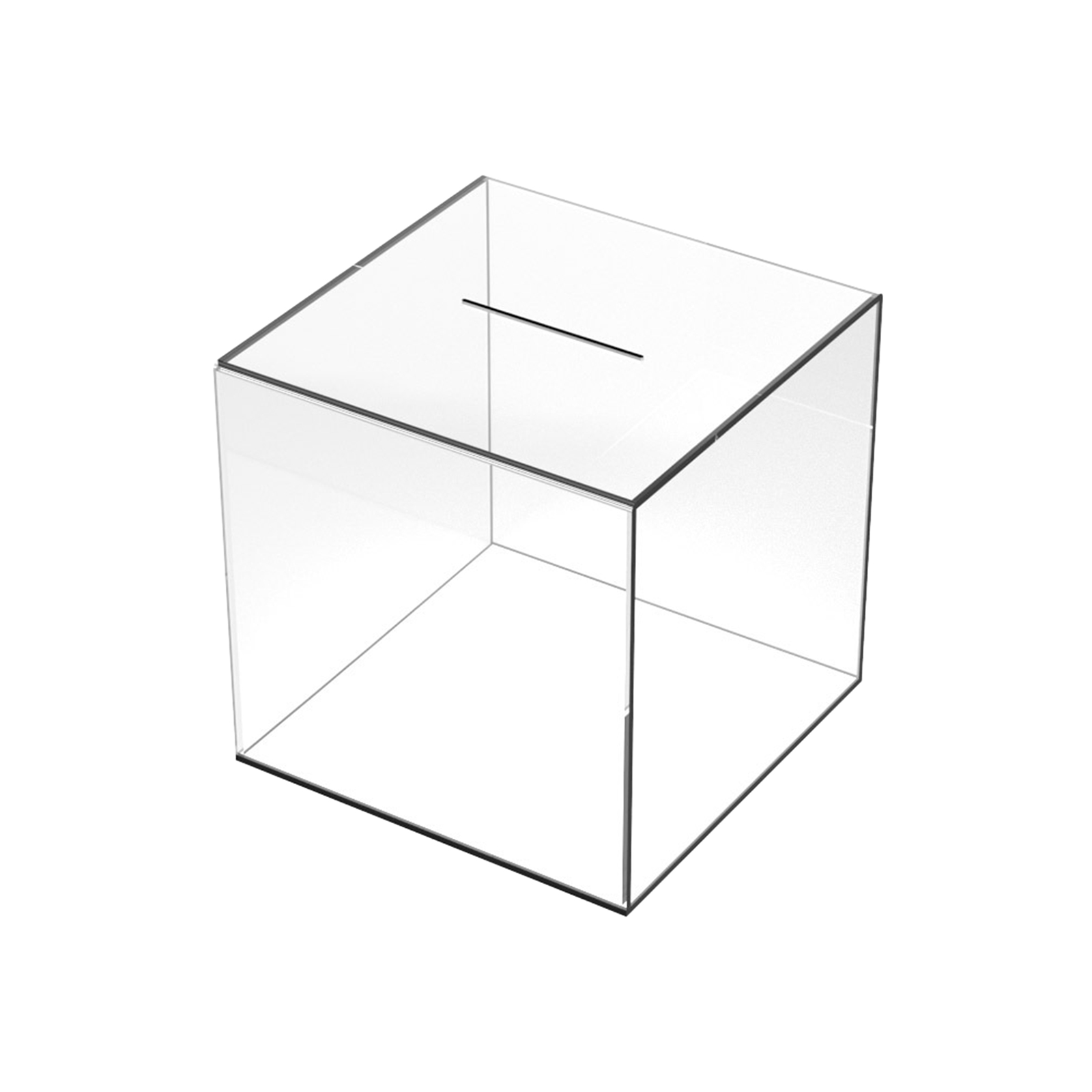 Clear Piggy Bank for Adults, Clear Acrylic Piggy Bank, Money Tip Change Box to Help Budget and
