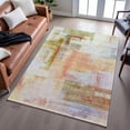 thumbnail image 6 of Addison Rugs Mayfield Premium Machine Washable Transitional Squares Coral Rectangle Rug, 5' x 7'6", 6 of 6