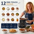thumbnail image 4 of Haysky 16-in-1 8QT Electric Pressure Cooker Multi Cooker Rice Steamer Sauté Soup Yogurt Maker, Ceramic Pot, Black, 4 of 8