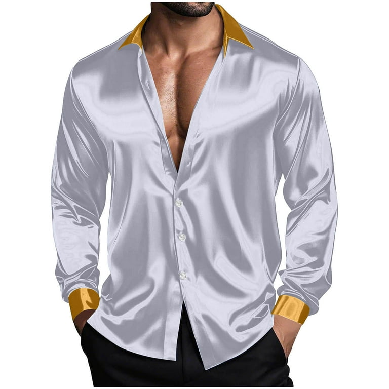 mens two tone dress shirts Men's Winchester Shirt in Blue Puppytooth with Double Cuffs