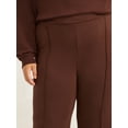 thumbnail image 4 of Scoop Women’s and Women’s Plus Ultimate Scubaknit Seamed Sweatpants, Sizes XS-4X, 4 of 5