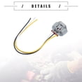 thumbnail image 5 of Unique Bargains Front Turn Signal Wiring Harness Connector Plug for Toyota 1997-2004 Plastic No.9098011020 Black 1 Set, 5 of 6