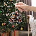 thumbnail image 4 of Taicans Cute Dachshund on Motorcycle Christmas Tree Ornaments Set,Christmas Decorations,Holiday Decor,Festive Hanging Ornaments for Tree,Home Decor,Xmas Gift, 4 of 5