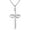 sliner, variant on AmorAime 925 Sterling Silver Cross Necklace for Women Infinity Necklace 14K Rose Gold Plated Necklaces