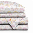 thumbnail image 1 of Dreamlab Kids Juego de Sábanas Infantiles, Microfibra Suave | Diseño Estampado para niña | 3 Piezas. (Tamaño Individual, Arcoíris), 1 of 9