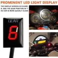 thumbnail image 1 of VONKY Speed Gear Indicator Motorcycle Gear Display Gear Indicator Gear Motorcycle red 1Set, 1 of 6