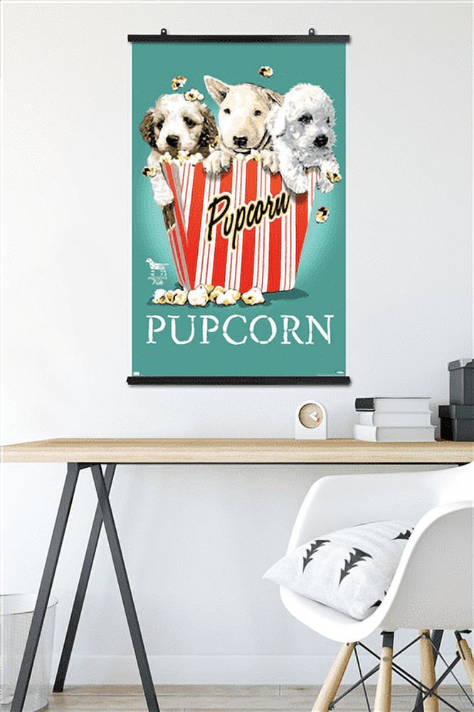 Jim Baldwin - Pupcorn Wall Poster, 22.375" x 34"