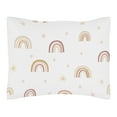 thumbnail image 3 of Sweet Jojo Designs Boho Rainbow Pink Tan and Yellow Toddler Bed Comforter 5 Piece Bedding Set, 3 of 6