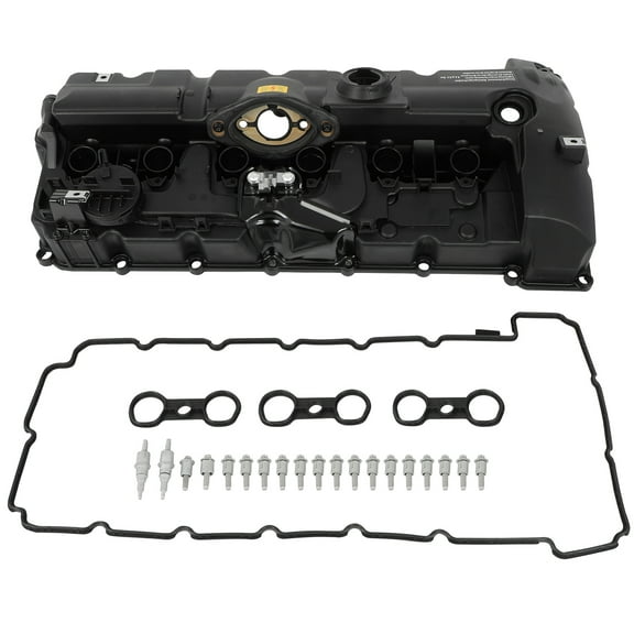 cciyu Engine Valve Cover and Gasket Compatible with 2008-13 for BMW 128i,2006-2011 for BMW 323i/Z4,2009-13 for BMW 328i xDrive/328i (328i/328xi/X5/528i/528i xDrive/528xi/X3) Valve Cover 11127552281