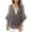 #064-Silver, variant on Ounisa Women's Ruffle 3/4 Sleeve Sparkly Tops Sequin V Neck Blouses Dressy Fall Shirts