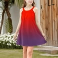 thumbnail image 4 of Ugoldhm Sleeveless Dresses for Girls Cute Plaid Print Casual Slip Dress Summer Clothes Size 4-15, 4 of 9