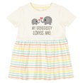 thumbnail image 3 of Inktastic Grandaddy Loves Me Elephant Girls Baby Dress, 3 of 5