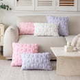 thumbnail image 5 of Easter Pillow Covers 18" x 18" Set of 1, Easter Decorations Cute Soft Plush Bunny Throw Pillow, Spring Farmhouse Decorations for Home Sofa Couch Living Room Bedroom, 5 of 6