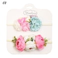 thumbnail image 3 of 2PCS/Set Baby Headband Decorative Flower Infant Toddler Headwear Festival Newborn Hair Band Photography Studio Accessory Type 7, 3 of 10