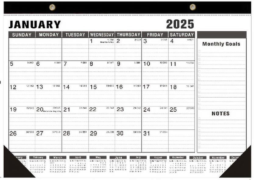 Clearance! Denbek 2025 Monthly Desk Pad Calendar Large 21 34 X 17 Desk