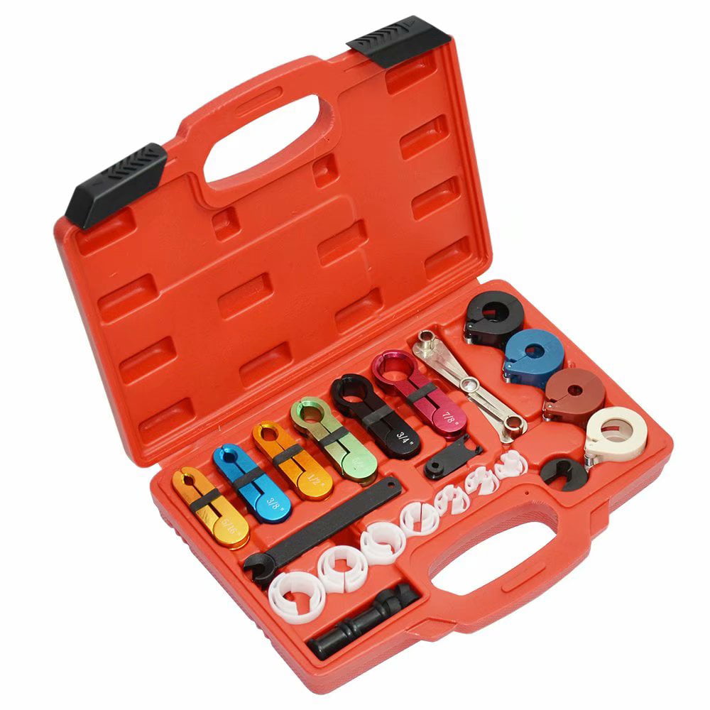 DOITOOL 22pcs Quick Disconnect Tool Kit for Fuel Line Automotive Air Conditioner and Transmission Oil Cooler Line 