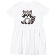 thumbnail image 3 of Inktastic Cute Baby Raccoon Girls Toddler Dress, 3 of 5