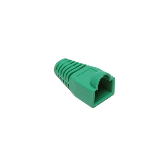 BYTECC C6BOOT-G Green Color Snagless Boots for RJ45, 50-Pack