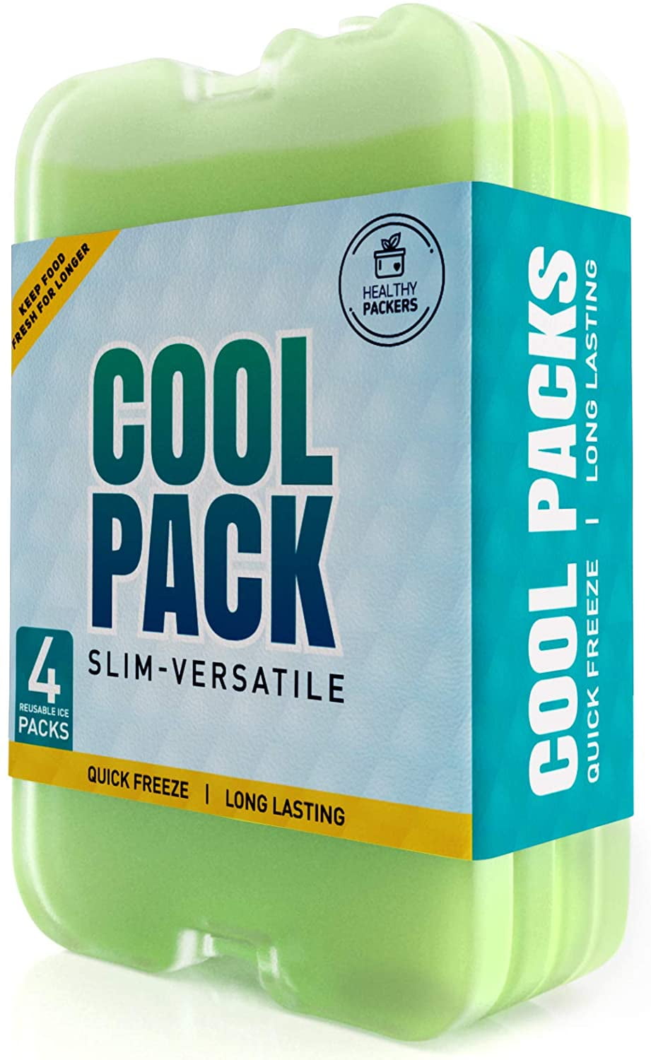 Healthy Packers Ice Pack for Lunch Box Freezer Packs Original Cool