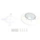thumbnail image 1 of Lámpara para piscina de plástico IP68 resistente al agua SMD2835 LED iluminación subacuática AC12V luz blanca 12W 1200LM, 1 of 5