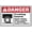 Warning Sign 4, variant on Corrosive Materials Avoid Contact Aluminum Tin Warning Sign 8"x12" - For Home Outdoor Garden, Corrosive Materials Sign