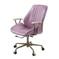 thumbnail image 4 of Acme Furniture Manager's Chair with Adjustable Height & Swivel, 330 lb. Capacity, Pink, 4 of 10